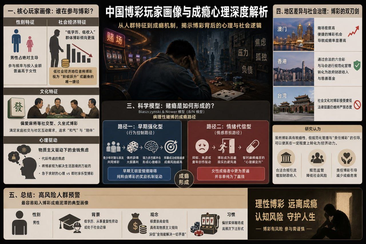 深度分析 迷失的筹码中国博彩玩家画像与成瘾心理深度解析