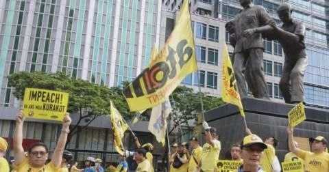 菲律宾新闻 马尼拉爆发反腐游行!民间团体要求弹劾贪腐官员