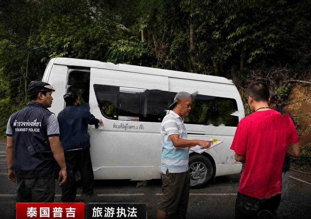泰国新闻 中国男子在泰国普吉岛无证带团被抓!带7名中国游客游玩,被警方跟踪2个多小时后落网